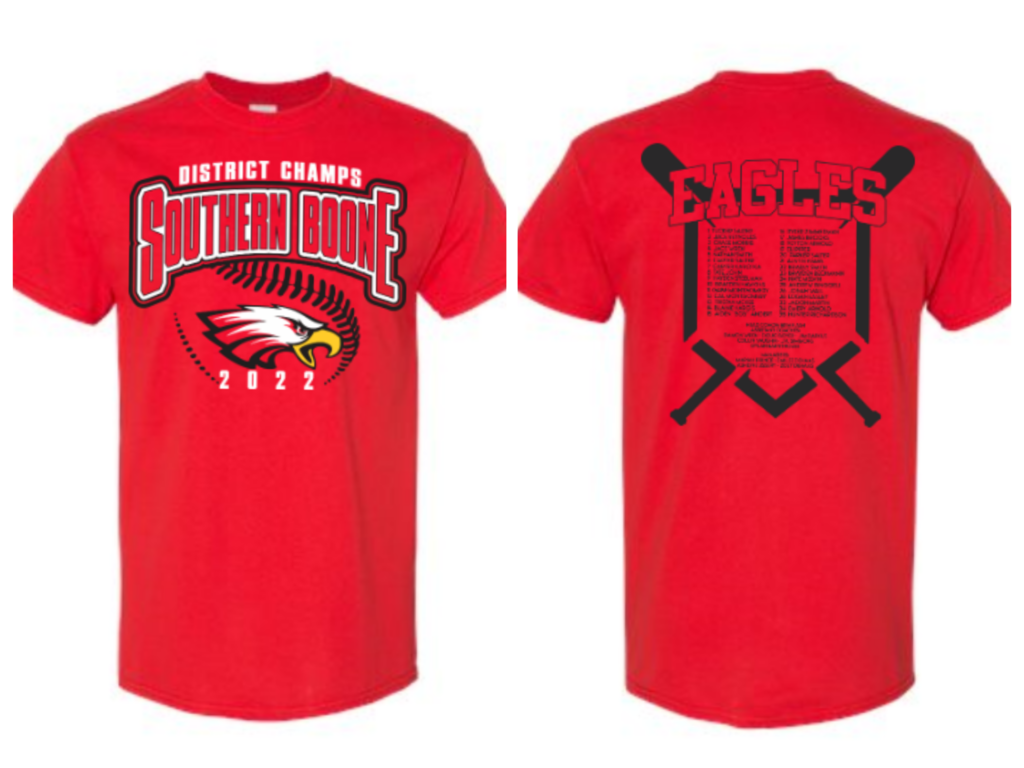 Baseball District Champs Tshirts
