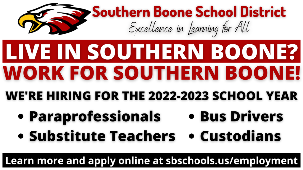 Work For Southern Boone
